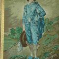 BLUE  BOY d'apresThomas Gainsborough 24/35 cm 28 couleurs