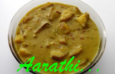 Kesel Vanjanaya - Srilankan Plantain Curry 