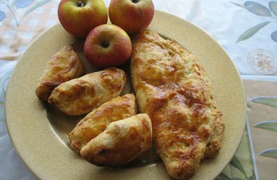 Chaussons aux pommes caramélisées avec pâte feuilletée maison