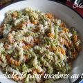 Salade de pâtes tricolores