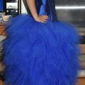 Robe en mouchoirs de tulle !