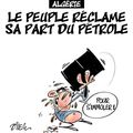 Algèrie, le peuple réclame... - par Dilem - 18 janvier 2011