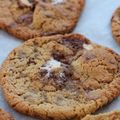 S'mores stuffed cookies.