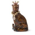 An 18-Karat Gold And Jewel-Set Agate Carving Of A Cat, Verdura, 20th Century