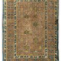 Un tapis de l'Ouest de la Chine (Hsin-Kiang). Chine, XVIIIe-XIXème siècle