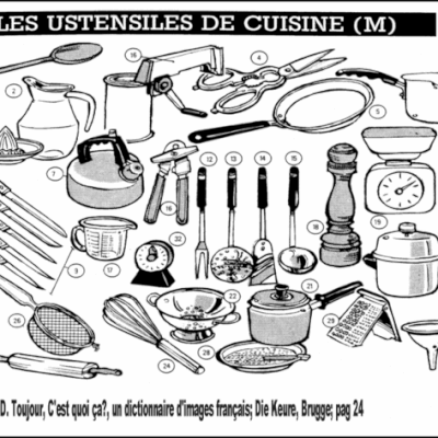 Equipement de base pour la cuisine