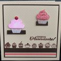 Un lift ... une carte gourmande comme une vitrine de cupcakes !