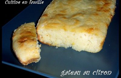 Le gâteau au citron du dimanche!!