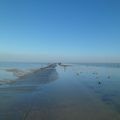 Photo du passage du Gois à Noirmoutier après mon repérage!