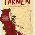 Projet d'Affiche du spectacle de théâtre "Carmen"