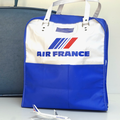 Vintage ... SAC DE VOYAGE AIR FRANCE * Bleu blanc rouge 