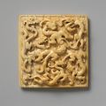 Plaque with dragons, Ming dynasty (1368–1644), early 15th century