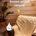 Recyclage : un pull transformé en plaid