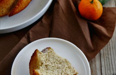 Gâteau à l'eau parfumé à la mandarine