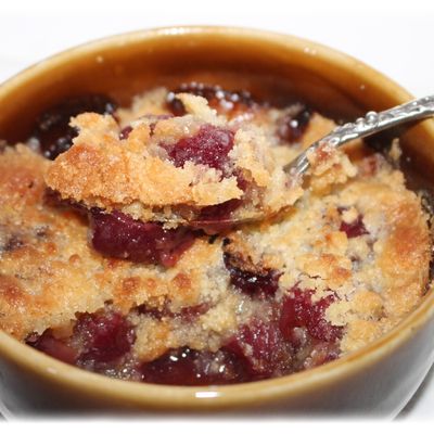 Crumble cerises 