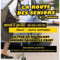 La route des seniors 9 ème édition - mercredi 01 juin 2022 divers ateliers - réservations et inscriptions gratuites 