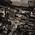 Gare vue du ciel : Chemillé (Maine-et-Loire).