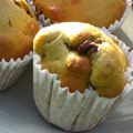 Muffins pistache-figue-abricot-noix de Mitaine Ecarlate