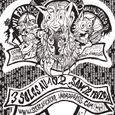 Concert au 102, samedi 22 février 2013, à 20h