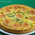 Quiche à la roquette et au chèvre