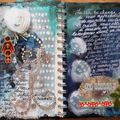 Art journal : une nouvelle page née d'un texte à méditer