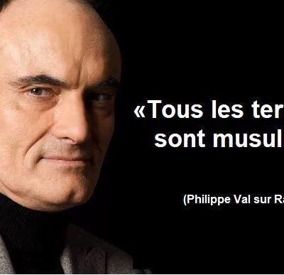 L'intox raciste de Philippe Val: «tous les terroristes sont musulmans»