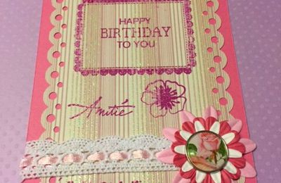 Carte pour un anniversaire et une carte pour offrir 