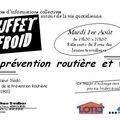 BUFFET FROID "La prévention routière et vous"