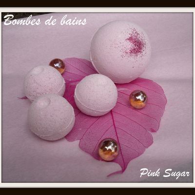Bombes de bains Pink Sugar