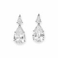 A pair of diamond ear pendants, by Harry Winston