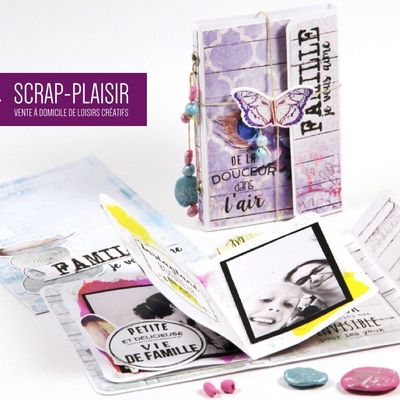 {Atelier} Un mini-album tout doux