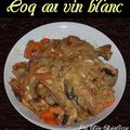 Coq au vin blanc