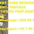 COMMENT FAIRE REVENIR UN CONJOINT: TRAVAUX AFFECTIFS DU PROF.KANTARA NOGOYE