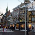 Ambiance de Noël  dans une petite ville danoise