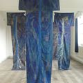 Installation, Ecole Supérieure des Arts Décoratifs, Strasbourg, France, 2009: 5 oeuvres textile ,1m35/5m