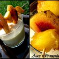 Panna cotta mangue et sa brochette aux épices