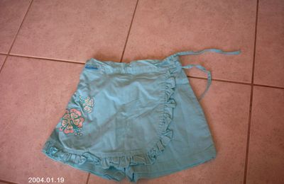 Ensemble debardeur et jupe short"complice"