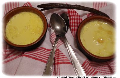 PETITS FLANS A LA VANILLE