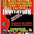 SUCCÈS des 8eme Rencontres des Cultures Taurines de Castries