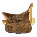An Ottoman or Tartar silver-gilt mounted saddle, Turkey or Crimea, First half 18th century