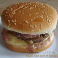 262 - Burgers boeuf bacon et fromage à raclette