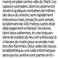 Incendie dans une école