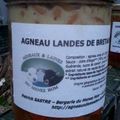 CONSERVES D'AGNEAUX LANDES DE BRETAGNE DU MENEZ HOM