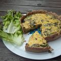 Tarte à la salade et aux algues