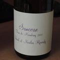 domaine pascal et Nicolas Reverdy 2015 sancerre "terre de maimbray"