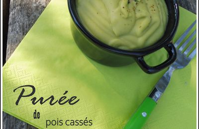 Purée de pois cassés au thym