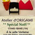 'ATELIER d'ORIGAMI - SPECIAL NOEL- par Tetsuya GOTANI ''