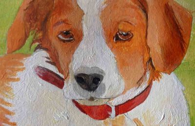 Peindre un chien à l'acrylique