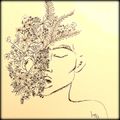 AUTOPORTRAIT A LA FLEUR D'ABSINTHE