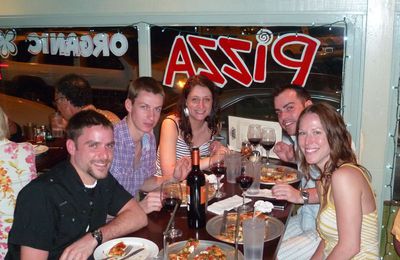 Resto avec les Canadiens rencontrés à l'auberge de jeunesse (Rainbow surf hostel)